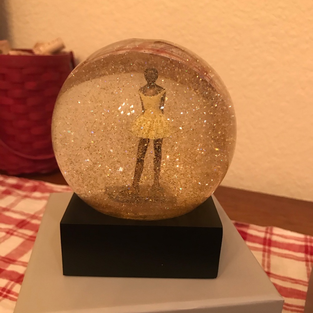 Degas The Dancer Snow Globe